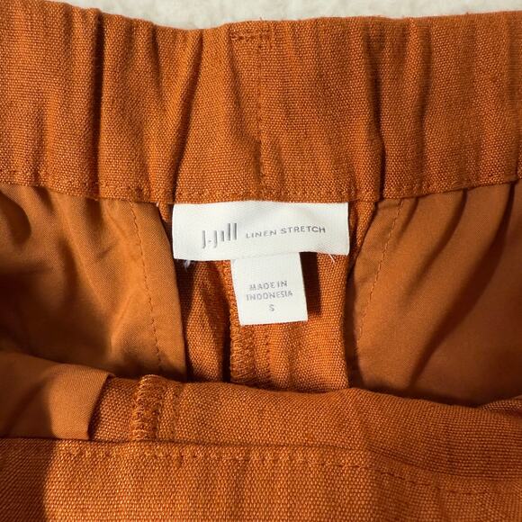 J. Jill Women's Cropped Pants in Rust Orange - Picture 7 of 10